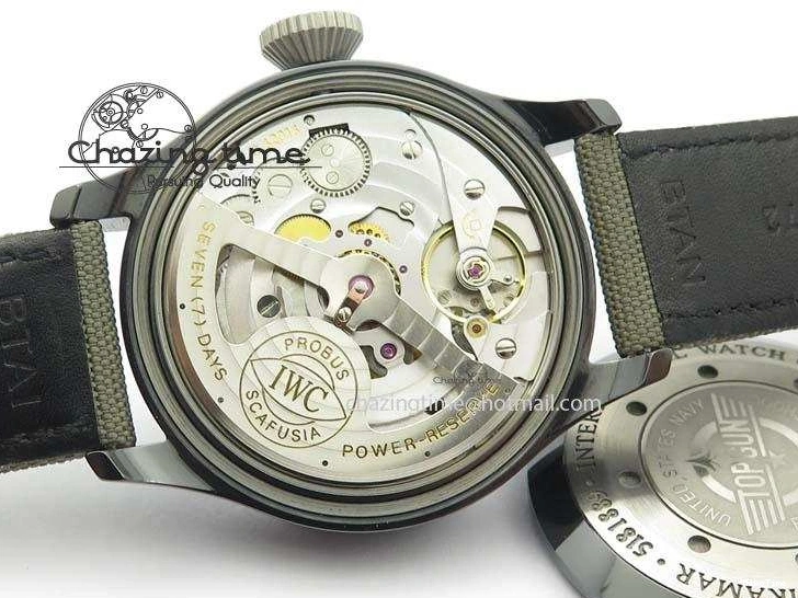 MIROTIME 0331 Chic Big Pilot Real PR IW501902 Real Ceramic ZF 1:1 Best Edition On Nylon Strap A 7275